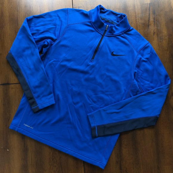 Royal blue nike quarter zip Clearance